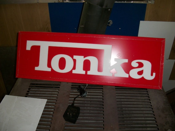 Tonka Toys Lighted Sign Light up 30x10x4 Inch Etsy