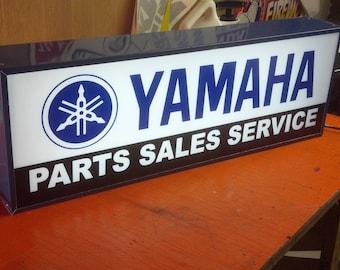 Yamaha Parts sales service lighted sign 30x10x2 inch deep