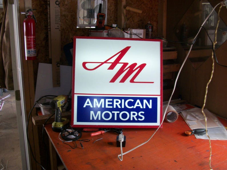 American Motors Lighted sign 21x21x4 inch image 2