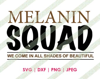 Download Black Is Beautiful SVG PNG Typography Melanin Queen Black ...