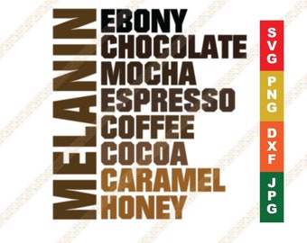 Melanin Svg Etsy