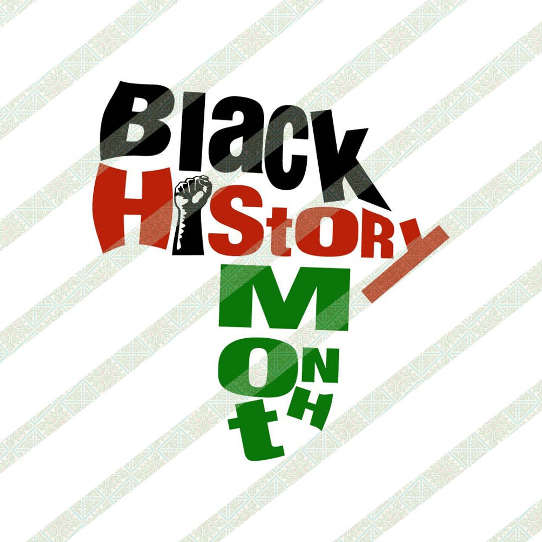 Black History Month Africa Shape Raised Fist SVG PNG JPEG African ...
