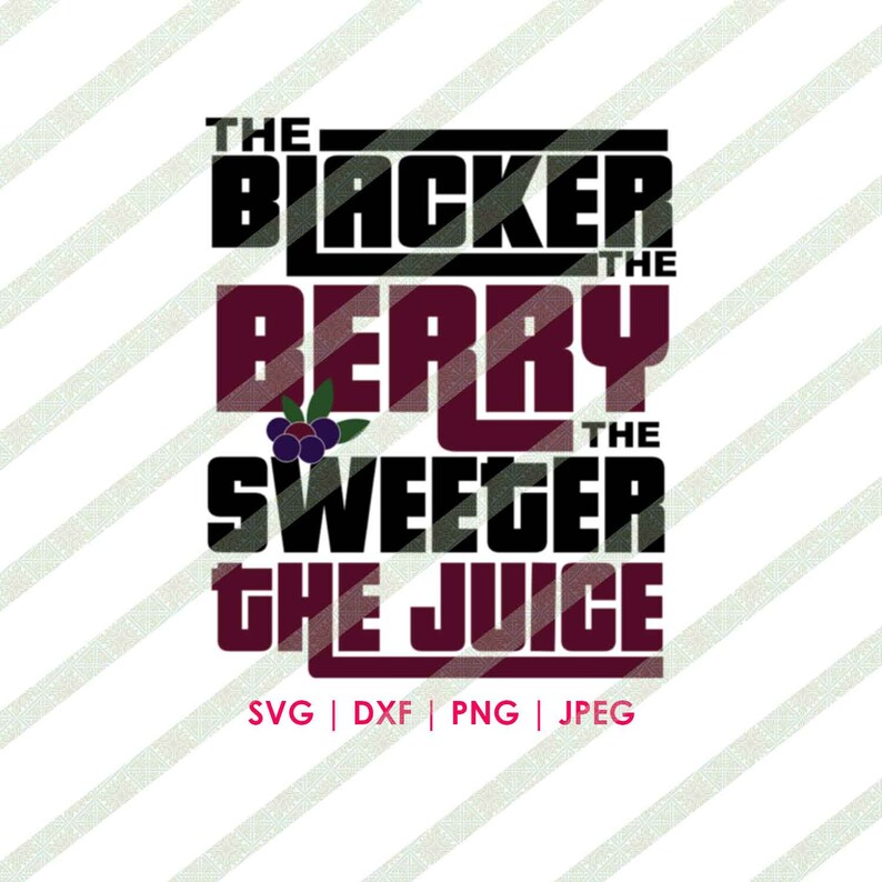 Blacker The Berry The Sweeter The Juice Meaning The Blacker The Berry The Sweeter The Juice Black Melanin | Etsy