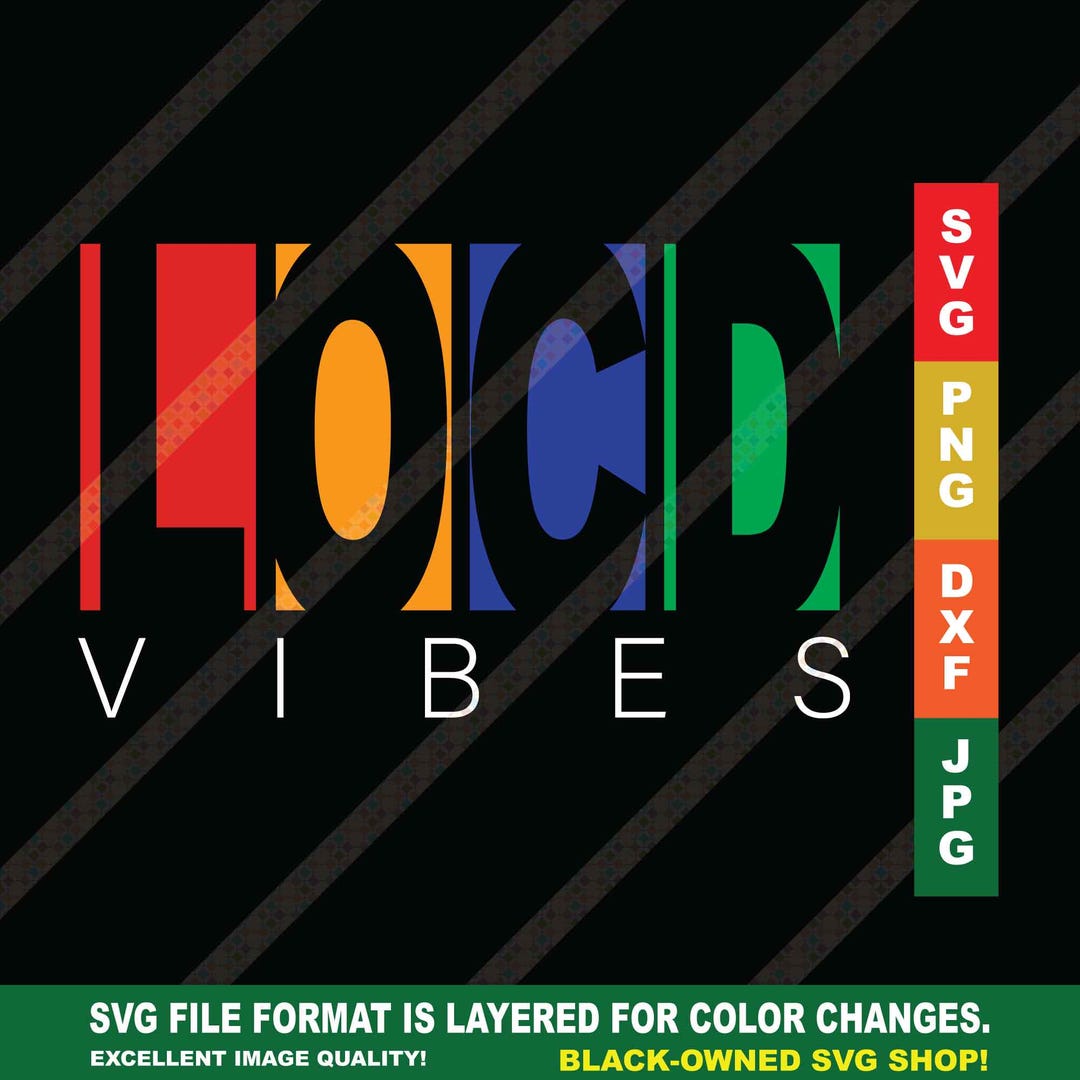 Locd Vibes SVG - Locs Microlocs Sisterlocks Newly Loc'd up PNG Cricut ...