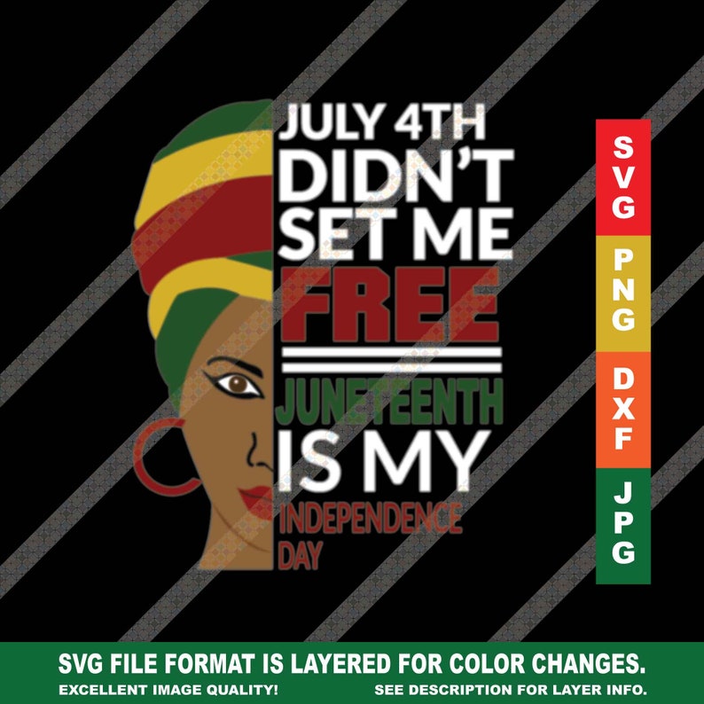 Download July 4th Didn't Set Me Free Juneteenth My Independence Day ...