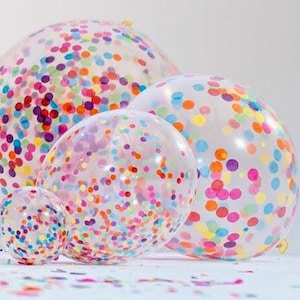 Palloncini coriandoli biodegradabili Pride Rainbow Colors