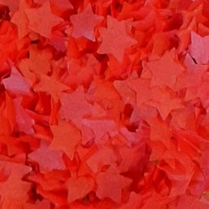 Eco Biodegradable Coral Star Confetti