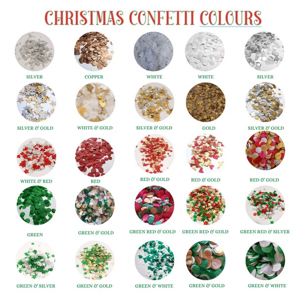 Eco Biodegradable Christmas Festive Wedding Confetti