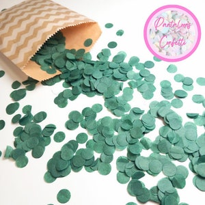 Biodegradable Wedding Confetti - Deep Green