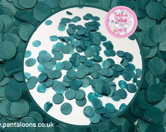 Biodegradable Wedding Confetti - Teal Green