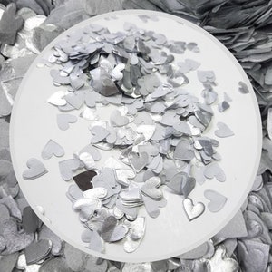 Eco Biodegradable Wedding Confetti - Silver