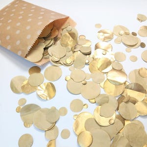 Biodegradable Wedding Confetti - Gold