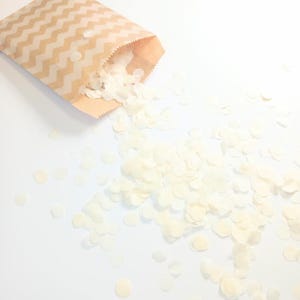Biodegradable Wedding Confetti - Ivory