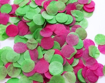 Eco Biodegradable Wedding Fuschia Pink & Apple Green Confetti  for Halloween Birthdays Parties Horror Circles  Bulk Confetti 5-100 tbsp