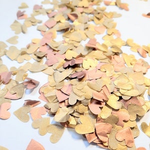 Biodegradable Wedding Confetti - Copper and Gold