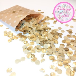 Biodegradable Wedding Confetti - Gold
