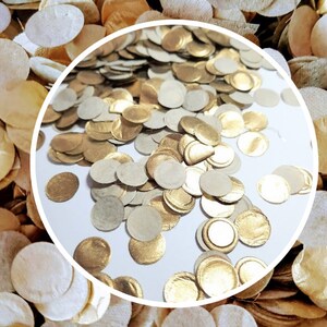 Eco Biodegradable Wedding Confetti - Gold