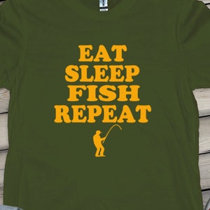 Eat Sleep Fish Repeat T-Shirt