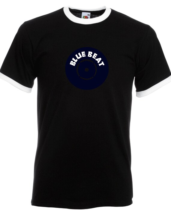 Blue Beat Records Camiseta R/&b Ska música rotular Vinilo Vintage Regalo Genial Tee 176