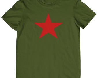 Red Star T-Shirt Various Sizes/Colours