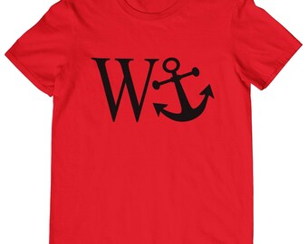 W Anchor - T-shirt - Etsy