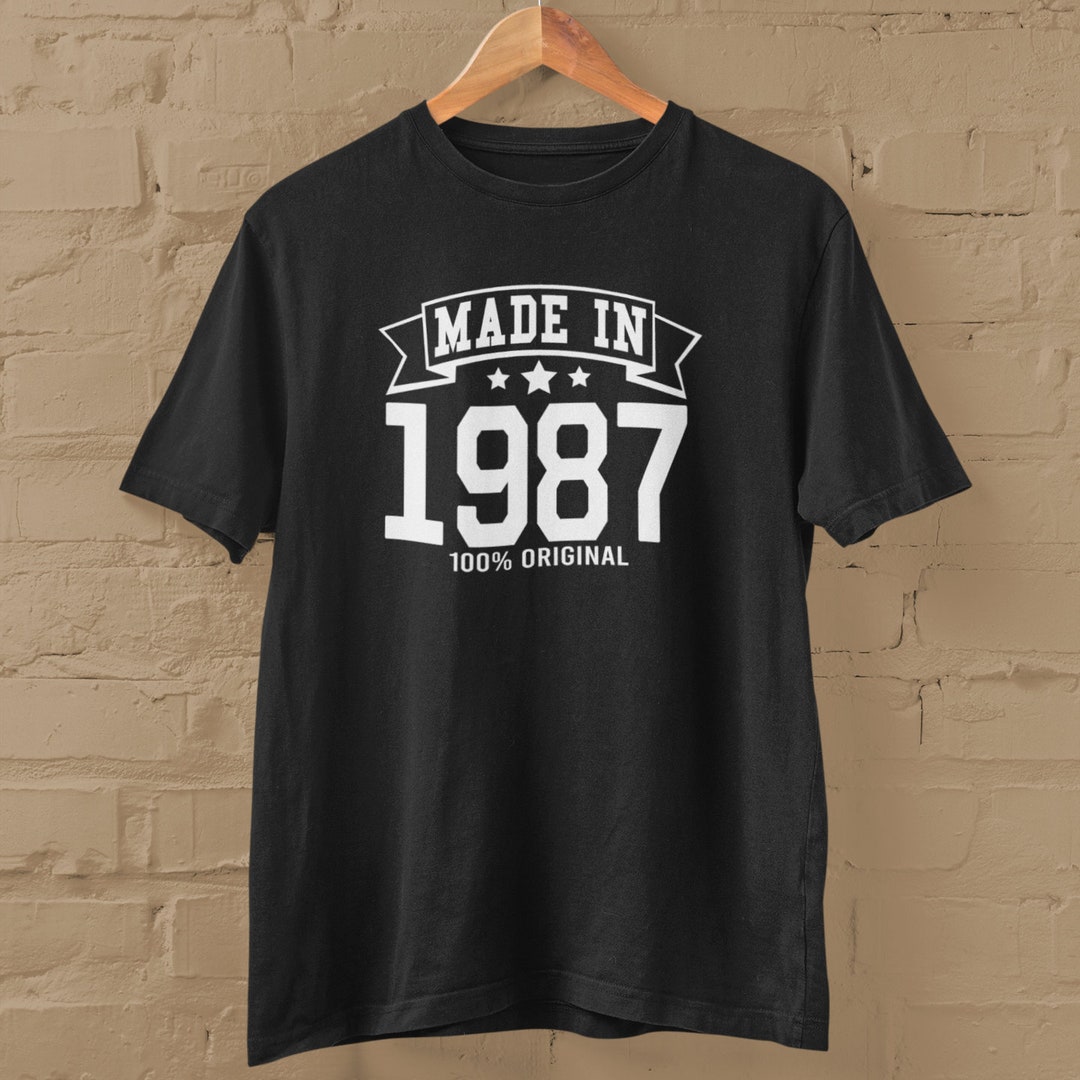 Authentic Classic 1987 Aged To Perfection T-Shirt - 38th Birthday Gift For Men & Women - View #6