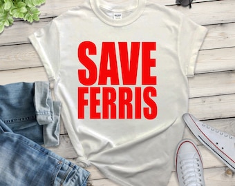 Save Ferris Ladies Fitted T-Shirt