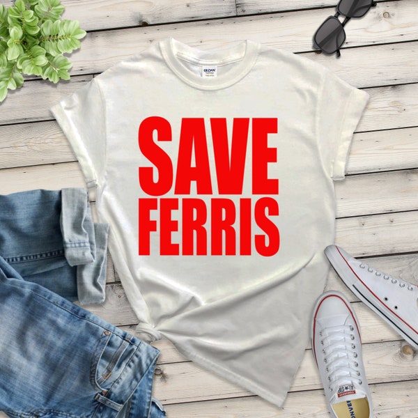 Save Ferris Ladies Fitted T-Shirt