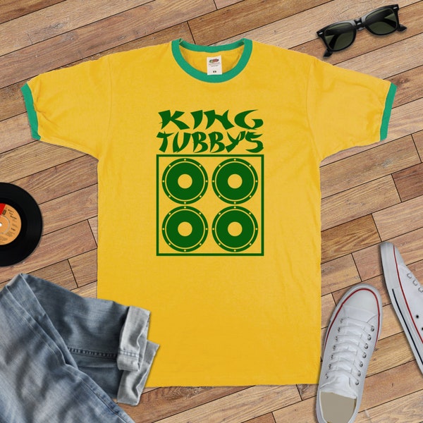 King Tubby's Sound System Ringer T-Shirt Various Sizes and Colours