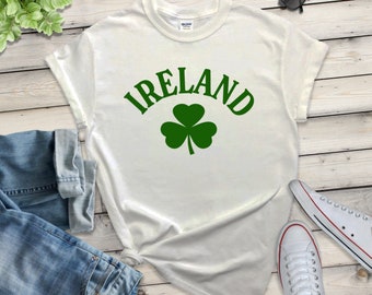 Ireland Shamrock Ladies Fitted T-Shirt