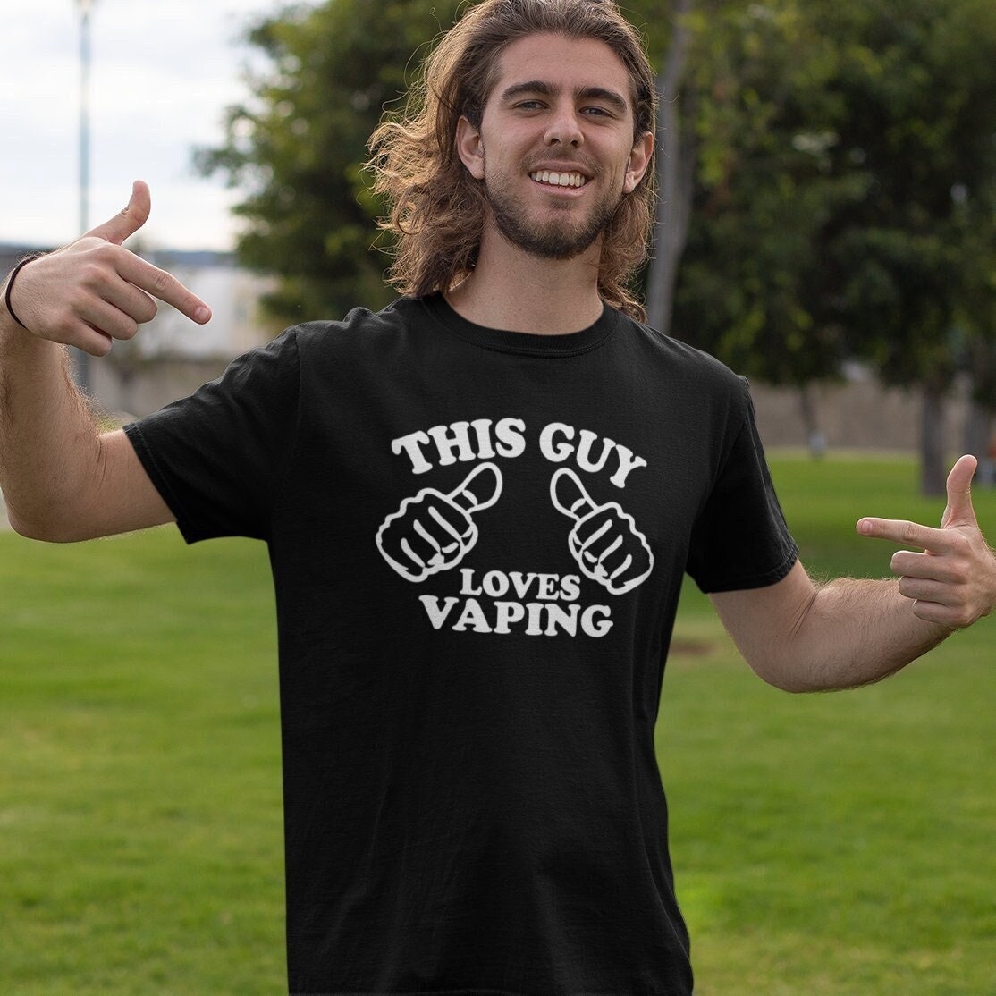 This Guy Loves Vaping T-shirt - Etsy