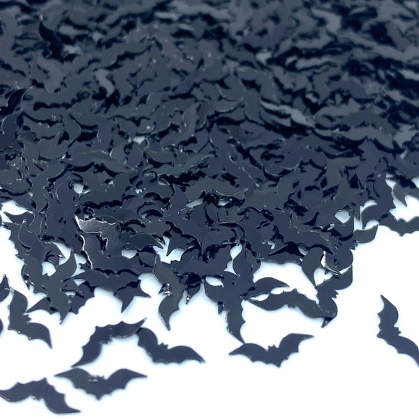 Bats Black Bats Bat Shaped Glitter For tumblers Polyester nail art confetti for slime solvent resistant