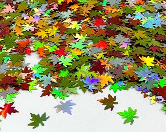 Fall Trees Autumn Glitter Mix, Solvent Resistant, Ideal for Tumblers, Polyester Confetti, Thanksgiving Crafts Seasonal Decorations