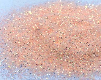 Fine Naked Peach Color Glitter, For tumblers nail art crafts and is solvent resistant