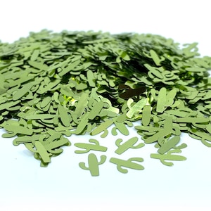 Cactus desert Shape Glitter Solvent Resistant Glitter For tumblers Polyester nail art confetti for slime