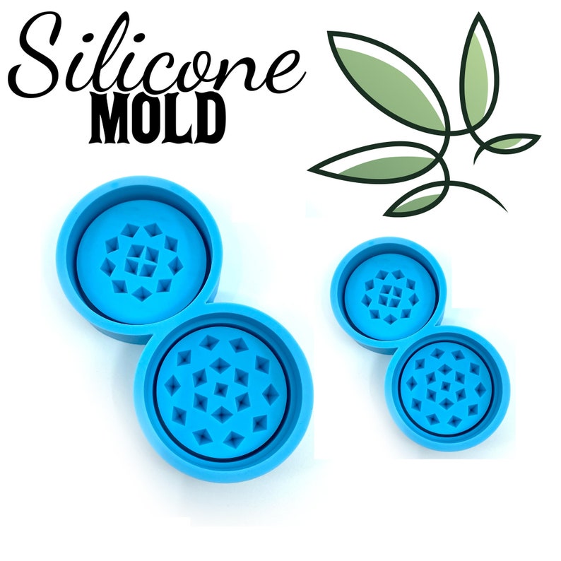 Blue Silicone Herb Grinder Mold for Resin Art Crafts Great Etsy