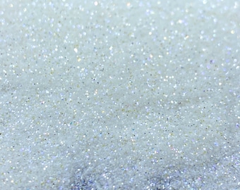 White Diamond Fine Glitter Solvent Resistant Glitter For tumblers Polyester nail art confetti for slime