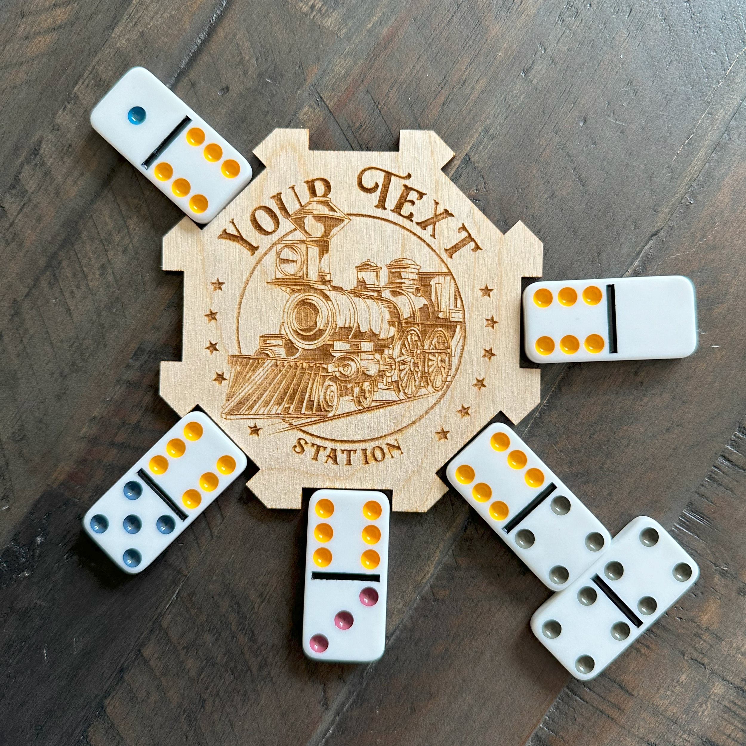 DOMINO GAME now! RELAXING VAN ドミノ（当時の箱入） Mexican Train Hub Dominoes Domino Games Birthday Gift Wedding Gift