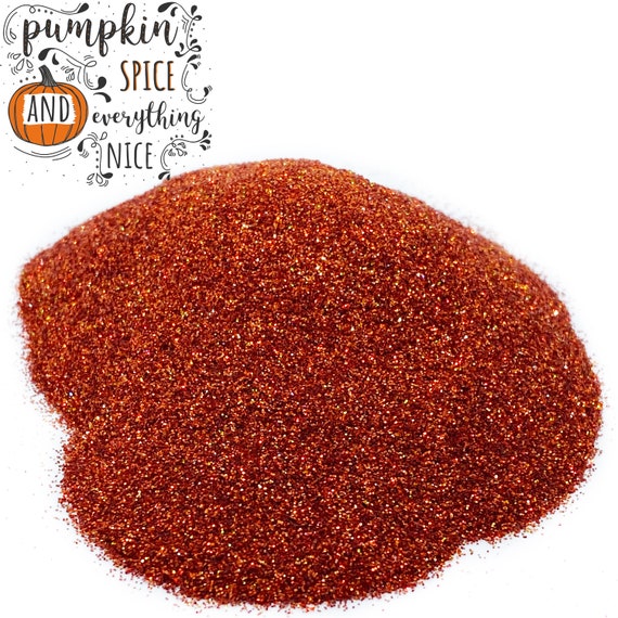 Sparkling Orange Glitter Holographic Polyester Glitter for Halloween Thanksgiving  Bonfire Crafts Tumblers and Nails