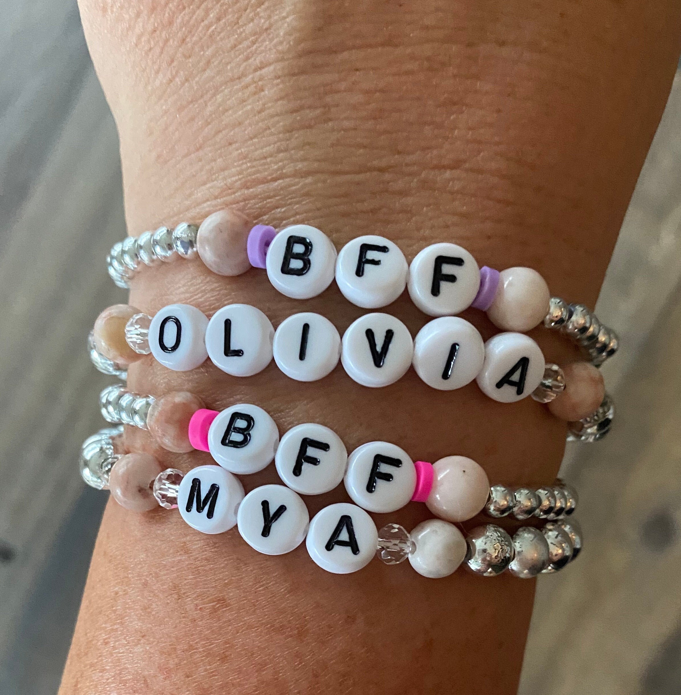 Bracelets for best friends with names deals