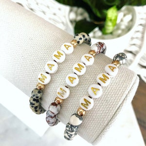 Personalized beaded bracelets. Name bracelet. Beaded name bracelet.