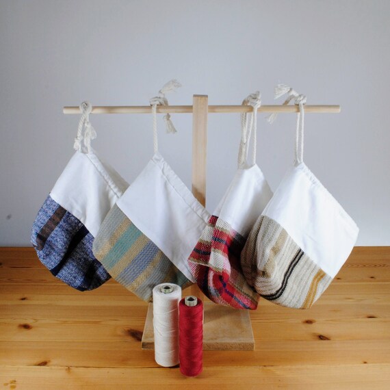 Woven Draw String Make-up Bag