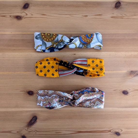 Vintage Scarf Twist Knot Headband