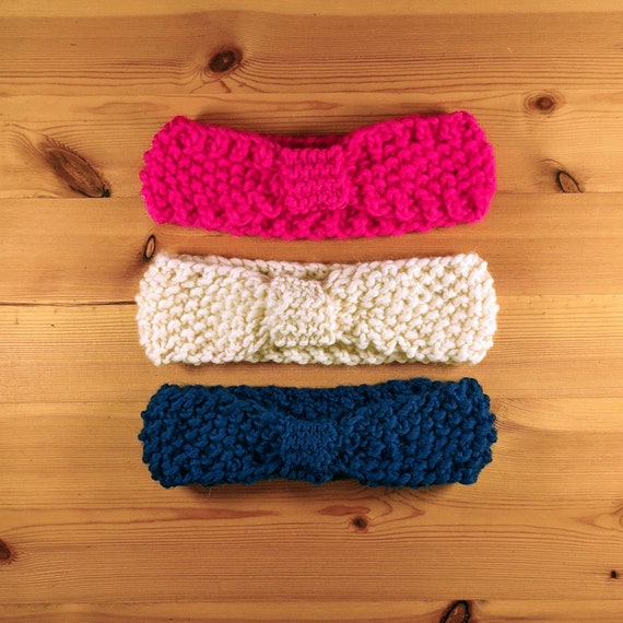 Knitted Knot Headband