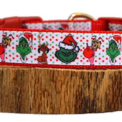 Christmas Dog Collar Etsy