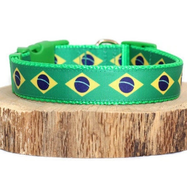 Brazil Flag Collar, South America