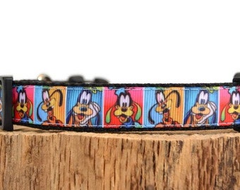 3/4" Goofy Warhol Inspired Dog Collar