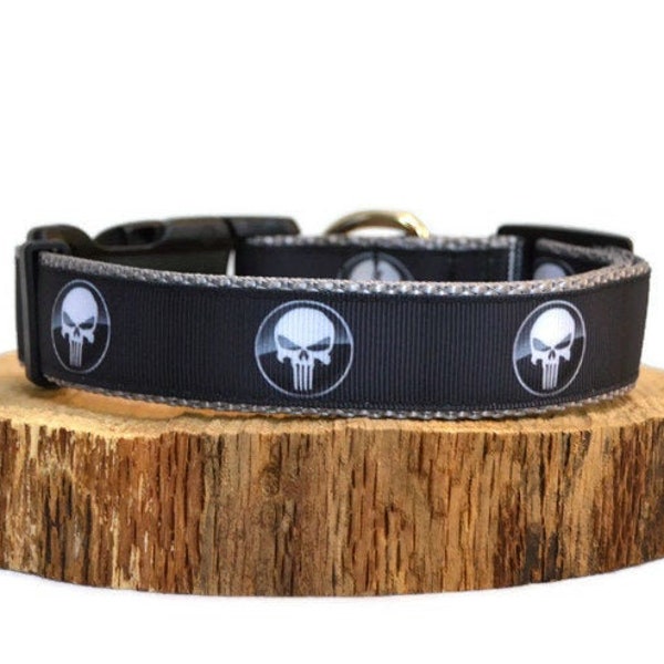 The Punisher Dog Collar