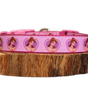 EXCLUSIVE Beauty and the Beast Dog Collar Belle Dog Collar Enchanted Rose Disney Movie Dog Collar 1 Thick Adjustable Collar Leash Etsy Canada