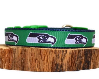 Seattle Seahawks Dog Collar, NFL GIfts